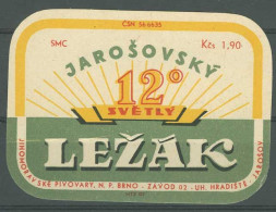 Tchécoslovaquie Tchéquie  Etiquette Bière Czechoslovakia Czech Beer Label - Bier