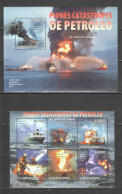 Bc861 2010 S. Tome & Principe Environment Oil Spills Catastrophes 1Kb+1Bl Mnh - Other & Unclassified