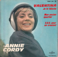 ANNIE CORDY - FR EP - VALENTINA + 3 - Sonstige - Franz. Chansons