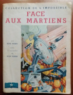 C1 Rene Henry FACE AUX MARTIENS 1946 Jaquette ILLUSTRE COULEURS SF PORT INCLUS France - Antes De 1950