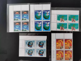 China 2001/2001-1 New Millennium Stamps 5v Block Of 4 MNH - Nuovi