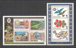 Nw0328 Cook Islands Rotary Upu Stamps On Stamps Organizations 2Kb Mnh - Sonstige & Ohne Zuordnung