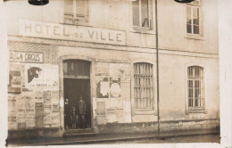 CARTE PHOTO - Hôtel De Ville, Carte à Localiser.. - Te Identificeren