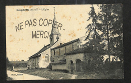 51 - COUPÉVILLE - L'Eglise  - 1907 (peu Courante) - Autres & Non Classés
