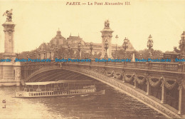 R655240 Paris. Le Pont Alexandre III. L. D - Monde