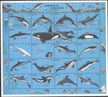 Palau - 1991 - Whale Dolphin - Yv 402/21 - Baleines