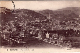 In 6 Languages Read A Story: Lourdes. Vue Générale. Le Pic Du Jer Et La Basilique. L'Esplanade. Peak Of And The Basilica - Lourdes