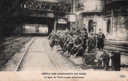 GREVE-Grève Des Cheminots Du Nord-La Ligne Du Nord Occupée Militairement - ELD (2) - Grèves