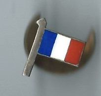 Boutonnière Insigne Patriotique De Journee Français Emaillé - Bottoni