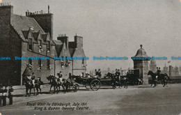 R654683 Royal Visit To Edinburgh. July 1911. King And Queen Leaving Castle. Vale - World