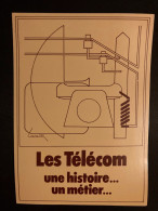 CP LES TELECOM TP TELECOM 1 OBL.28 NOV 1984 54 NANCY CENTENAIRE DU TELEPHONE URBAIN - Telecom