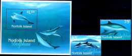 Norfolk - 1997 - Dolphin - Yv 619/20 + Bf 20 - Dauphins