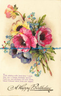 R655980 A Happy Birthday. Flowers. Postcard - World