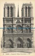 R656711 Paris. Facade De L Eglise Notre Dame. ND. Levy Et Neurdein Reunis - World