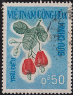 1967 Sud-Vietnam ⵙ Mi:VN-S 378, Sn:VN-S 301, Yt:VN-S 304, Sg:VN-S 281,Cashew (Anacardium Occidentale), Exotic Fruit - Vietnam