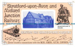 R655306 Stratford Upon Avon And Midland Junction Railway. Shakespeare House. Dal - World