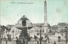 FRANCE - Paris - La Place De La Concorde - Carte Postale - Markten, Pleinen