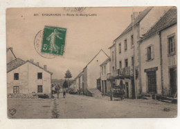 19. CPA - EYGURANDE - Route De Bourg - Lastic -  Chassagnoux Sabotier - Tabac - Hotel - - Eygurande