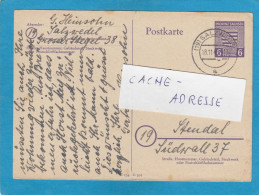 P 10. GANZSACHE AUS SALZWEDEL. - Postal  Stationery