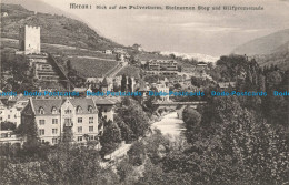 R655317 Meran. Blick Auf Den Pulverturm. Steinernen Steg Und Gilfpromenade. Lore - World