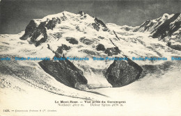 R655318 Le Mont Rose. Vue Prise Du Gornergrat. Nordend. Dufour Spitze. Charnaux - Monde