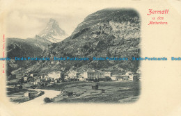 R654738 Zermatt. U. Das Matterhorn. E. Goetz. No. 674 - Monde
