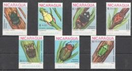 Nicaragua - 1988 - Insects - Yv 1512 + Ae 1258/63 - Autres & Non Classés