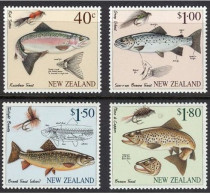 New Zealand - 1997 - Fish - Yv 1533/36 - Poissons