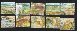 New Zealand - 1996 - Crab, Octopus, Sea Horse, Shells, Starfish, Shrimp, Clingfish - Yv 1425/34 - Meereswelt