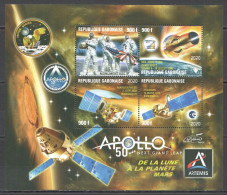 Vk031 2020 Space Apollo Next Giant Leap Apollo 11 Neil Armstrong Exomars Kb Mnh - Sonstige & Ohne Zuordnung