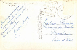 N°4061 W -oblitération Machine Daguin -visitez Avallon -porte Du Morvan- - Mechanical Postmarks (Advertisement)