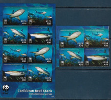 Nevis - 2014 - Shark - Yv 2447/50 + Mi 2888/91 - Poissons