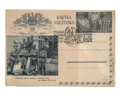 POLAND POLSKA - KARTA POCZTOWA 1939 STATIONERY ENTIER GANZSACHEN JOZEF PILSUDSKI - MILITARY ARMY ARMÉE MILITAIRE - Lettres & Documents