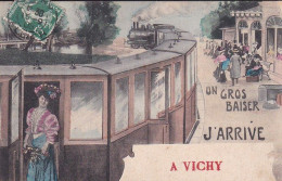 Un Gros Baiser J'arrive à Vichy - Greetings From...