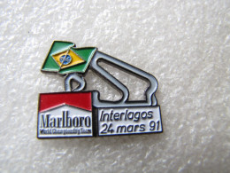 PIN'S   FORMULE 1 1991  MARLBORO  INTERLAGOS 24 MARS - F1