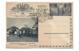 POLAND POLSKA - KARTA POCZTOWA 1939 STATIONERY ENTIER GANZSACHEN JOZEF PILSUDSKI - MILITARY ARMY ARMÉE MILITAIRE - Brieven En Documenten