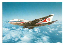 Korean Air, Boeing 747SP Vintage 1980s Postcard, Korean Airlines KAL, Unused - 1946-....: Era Moderna