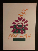 CP FETES DE MAI TP JO ALBERTVILLE 92 2,50 OBL.5 MAI 91 55 BOULIGNY + LA MEMOIRE, PROMESSE DE L'AVENIR - Commemorative Postmarks