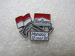 PIN'S   FORMULE 1 1991  MARLBORO  MONACO   12 MAI - F1