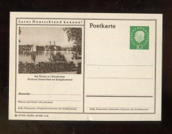 "BUNDESREPUBLIK DEUTSCHLAND" 1961, Bildpostkarte Mit Bild "BAD WALDSEE" ** (R2125) - Illustrated Postcards - Mint