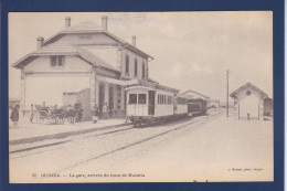 CPA Algérie Oudja Train Gare Station Chemin De Fer Non Circulé - Other & Unclassified