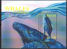 Nevis - 2002 - Whales - Yv  Bf 212 - Baleines