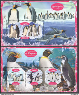 J584 2020 Fauna Birds Penguins 1Kb+1Bl Mnh - Other & Unclassified