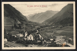 AK St. Jodok Am Brenner, Ortsansicht Mit Kirche  - Autres & Non Classés