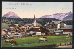 AK Seefeld /Tirol, Blick Auf Den Ort An Der Mittenwaldbahn  - Andere & Zonder Classificatie