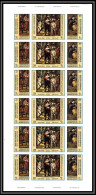 Aden - 1091 Qu'aiti State Hadhramaut N°165/167 B Rembrandt 1967 Tableau Painting** MNH Feuille Sheet Non Dentelé Imperf - Other & Unclassified