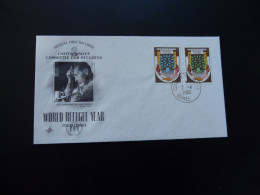 FDC Année Mondiale Du Réfugié World Refugee Year Guinée Guinea 1960  - Guinée (1958-...)