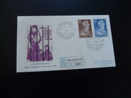 FDC Année Mondiale Du Réfugié World Refugee Year Iceland 1960 (registered) - FDC