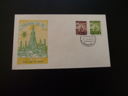 FDC Année Mondiale Du Réfugié World Refugee Year Thailand 1960 - Thailand