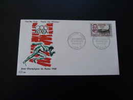 FDC Ed. ROC Jeux Olympiques Roma Olympic Games France 1960 - Estate 1960: Roma